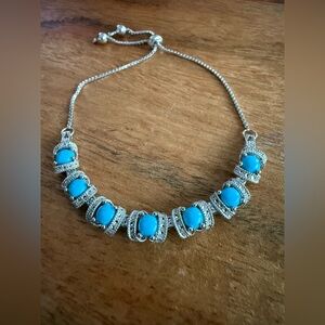 Diamond Cut Sterling Silver Adjustable Bracelet